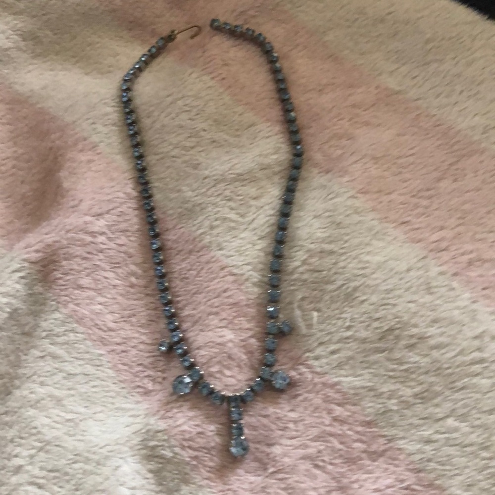 Vintage Elegant Blue Necklace